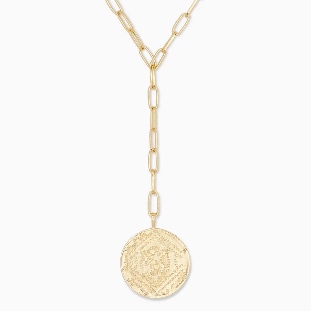 Gorjana Ana Coin Lariat Necklace